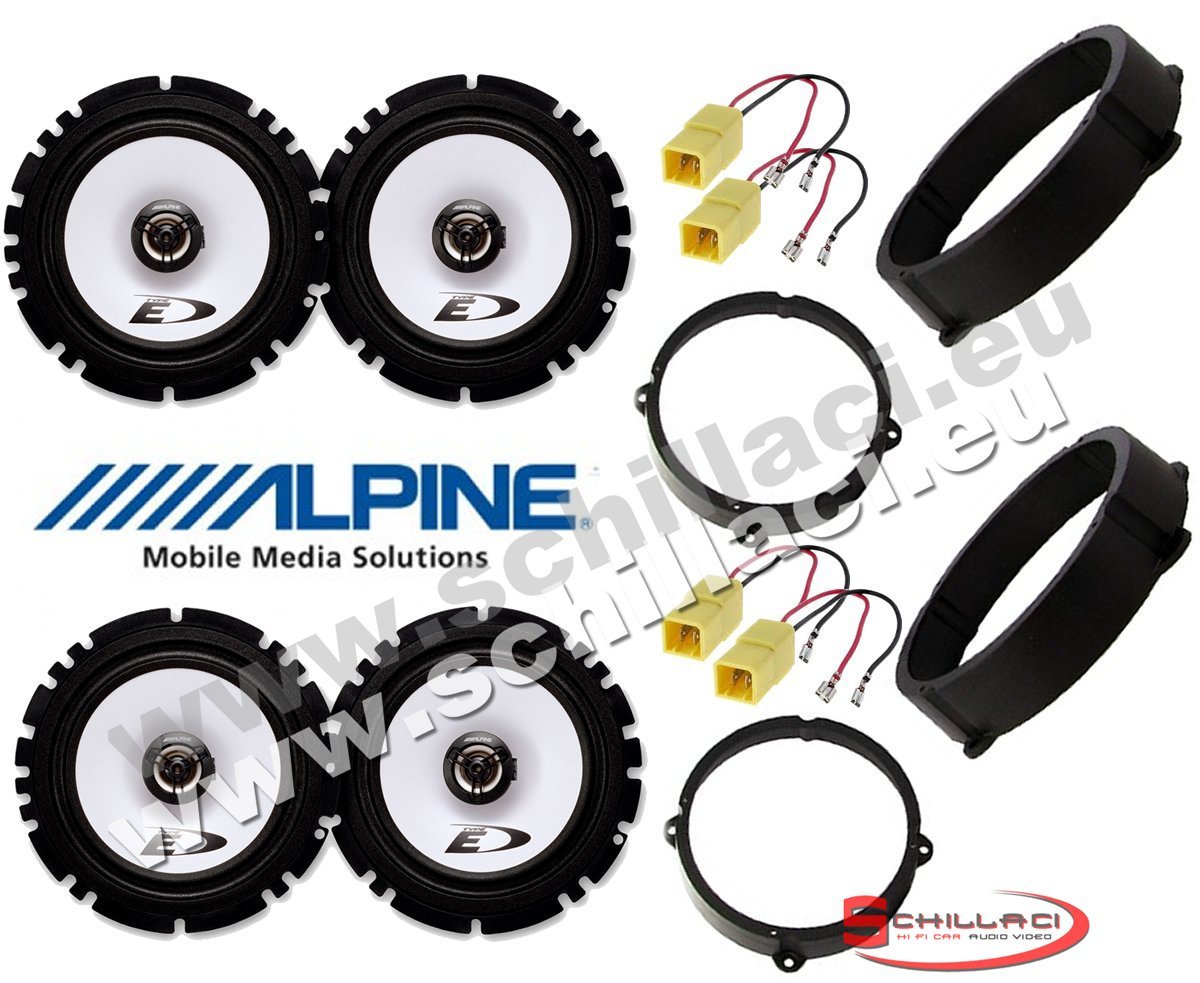 Montaggio Casse Lancia Ypsilon 2003-2013 | Kit Alpine Ready-to-Install