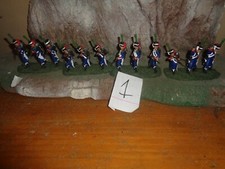 Painted 1/32nd plastic Napoleonic French light infantry for gaming imagination