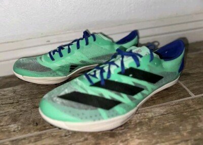 adidas Adizero Ambition Pulse Mint Green Size 12 Track Cleats 