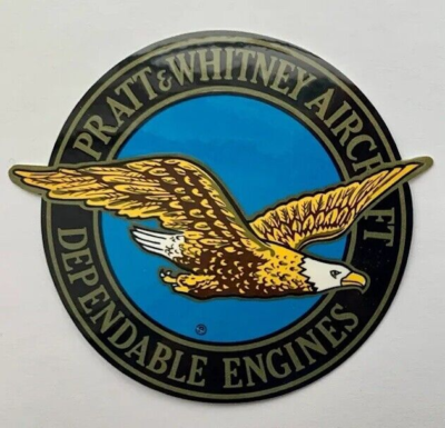 Pratt & Whitney, P&W, Aircraft Engine Decals, Left, Right or Pair