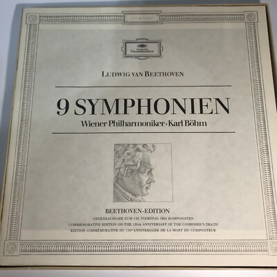 1972 Beethoven Edition 9 Symphonien 12” Vinyl Box Wiener
