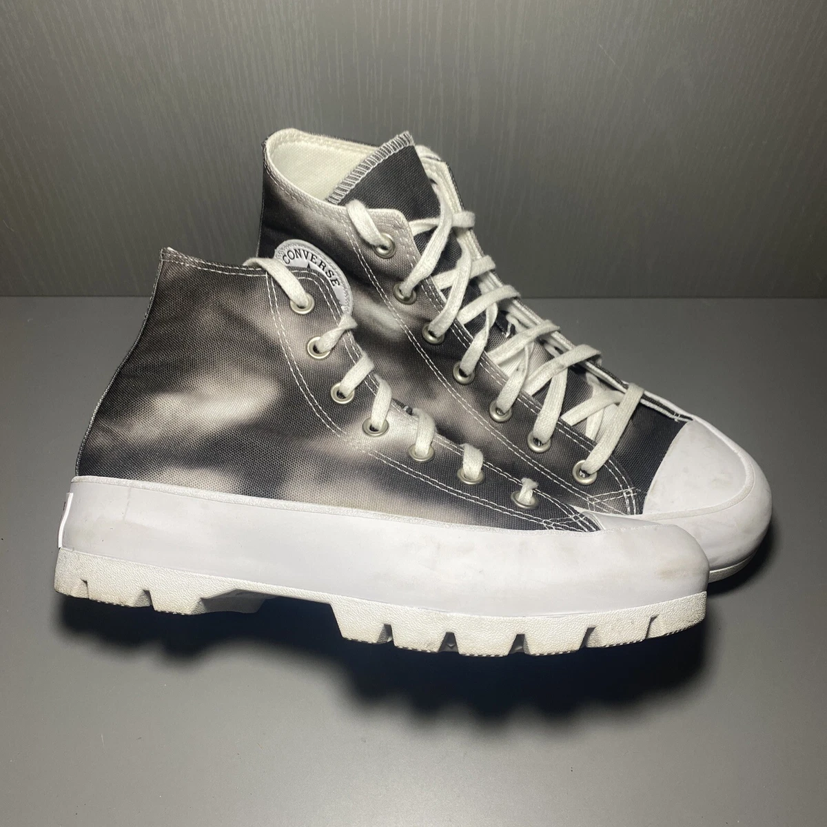 converse tie dye platform