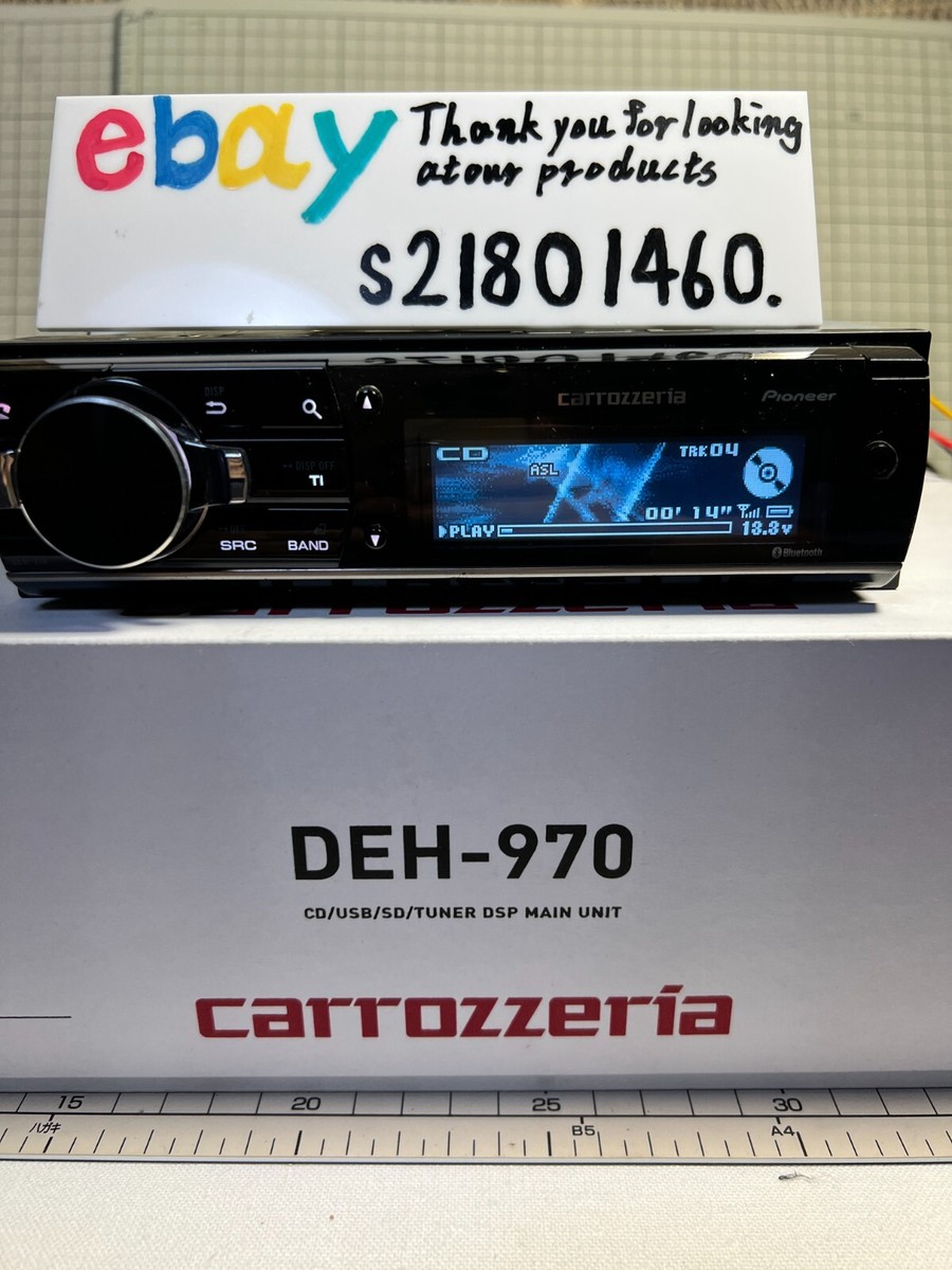 Carrozzeria DEH-970 Pioneer Car Audio 1DIN CD USB Bluetooth SD