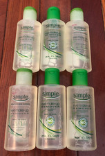 6 Simple Eye Make Up Remover Kind to Eyes Removes Waterproof 4.2oz