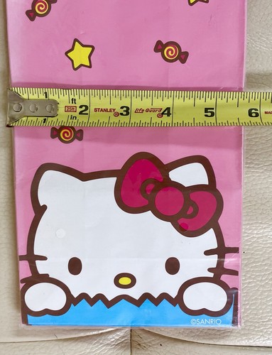 Sanrio Hello Kitty Treat Bags Paper Birthday (12ct) Pack~Pink New Old Stock - Picture 6 of 11