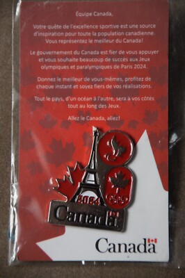 Olympic Games PARIS 2024 - NOC Pin - Team Canada
