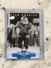 🔥 Khalil Mack 2014 Upper Deck Star Rookies Card #238  SSP/10 Bear Down Limited