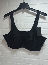 NWT SYROKAN Max Control High Impact Underwire Sports Bra 46DD Black 80