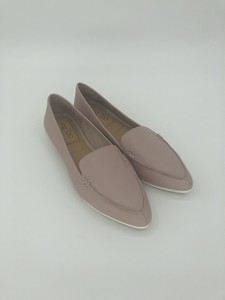 white pointed loafers