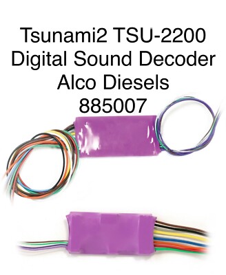 Soundtraxx TSU-2200 Tsunami2 Sound & DCC Decoder : Alco Diesel 885007 FREE SHIP