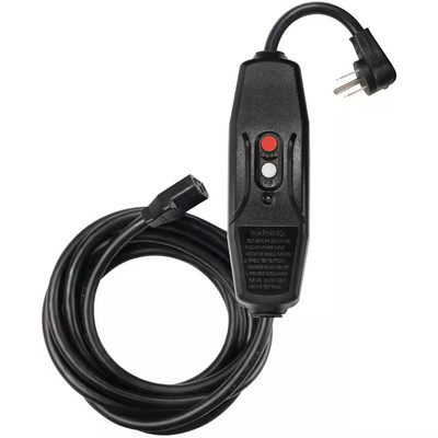 10 Ft In-Line GFCI Vending Machine Power Cord for Safety and Convenience