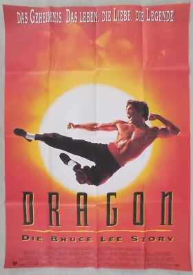 Q432 Kinoplakat (84x119 xm) DRAGON Bruce Lee Story  Jason Scott Lee