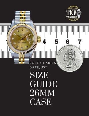 Rolex Women's Watch Case Size Chart Rolex Datejust Ladies Two