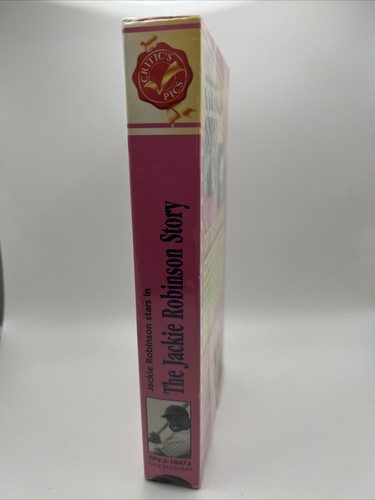 The Jackie Robinson Story VHS VCR Tape Movie Baseball Movie New Sealed 1997 - Picture 3 of 6