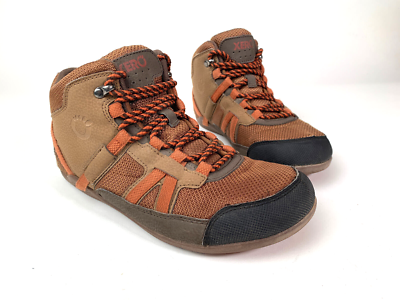 Xero DayLite Hiker Brown/Orange Lightweight Barefoot Hiking  display picture 3