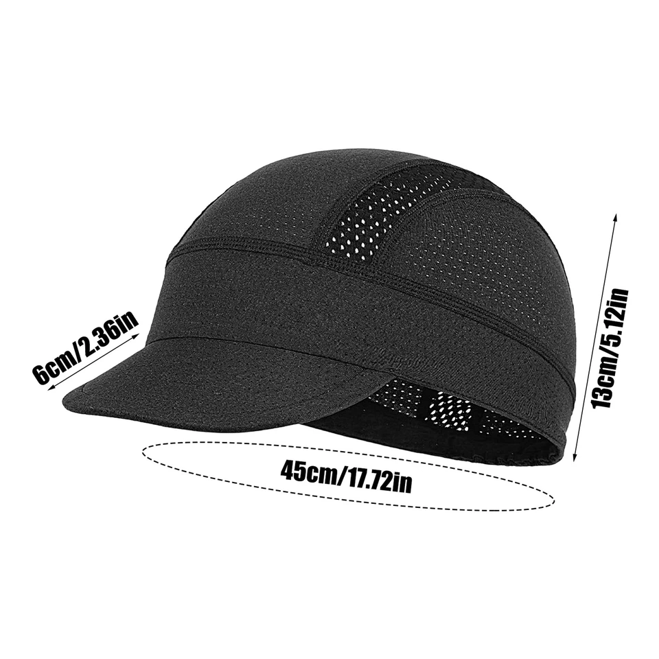 Gorra de Ciclismo para Hombres Mujeres - Verano Refriamiento Calavera Gorra Casco Forro con Parasol Foto 2 de 4