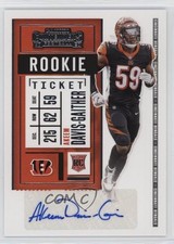 2020 Panini Contenders Rookie Ticket Akeem Davis-Gaither #196 Auto 1n4k