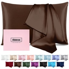 Silk Pillowcase for Hair and Skin Mulberry Silk Pillowcase Soft Breathable Sm...