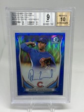 Duane Underwood 2014 Bowman Chrome Prospect Blue #BCAP-DU /150 BGS 9 Auto 10