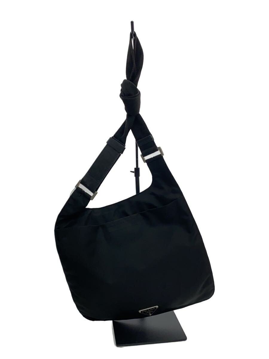 PRADA Triangle Logo Bag Nylon BLK Solid - image 1
