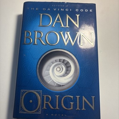 Origin: A Novel Hardcover 2017 Book w/DJ By Dan Brown FIRST EDITION 