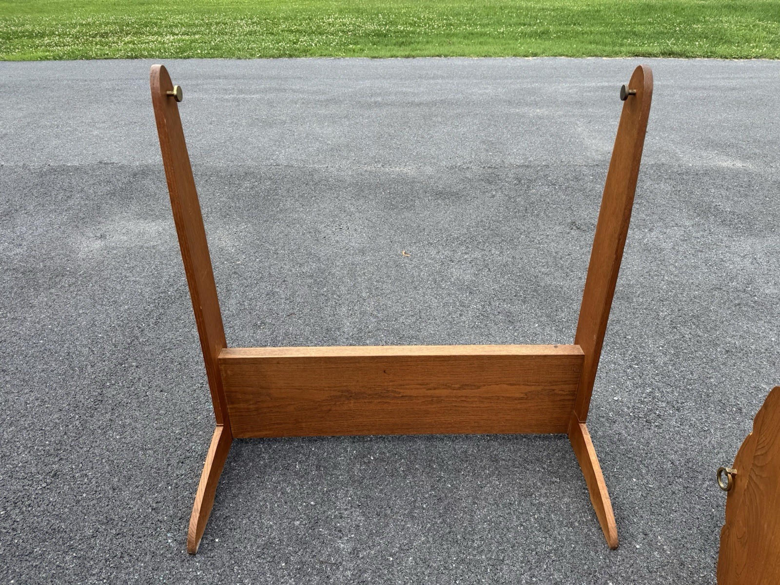 Antique Wooden Handmade Baby Cradle Crib Bassinet HEAVY 