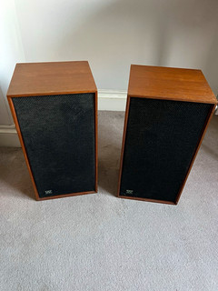 Wharfedale Linton 2 Vintage Speakers Pair Made in England