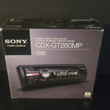 Sony CDX-GT260MP 1 DIN In-Dash CD Player Car Stereo Head Unit w/ AUX