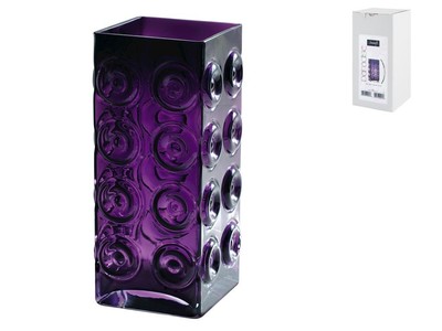 Glass Vase Chicago Lilac 35 Purple Pasabahce