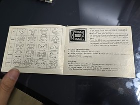 Authentic Clu Clu Land NES MANUAL ONLY