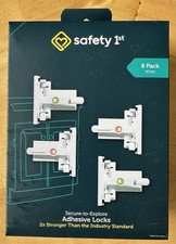 Safety 1st Adhesive Locks 12 CHILD PROOF LOCKS 2023 NIB Lock/unlock Manually New