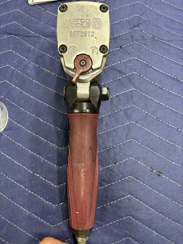Matco Tools MT2612 1/2" Dual Flex Angle Pneumatic Impact Wrench Quiet Mechanic