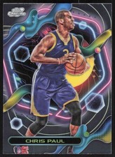 2023-24 Topps Chrome Cosmic Chris Paul Card #121 - Golden State Warriors