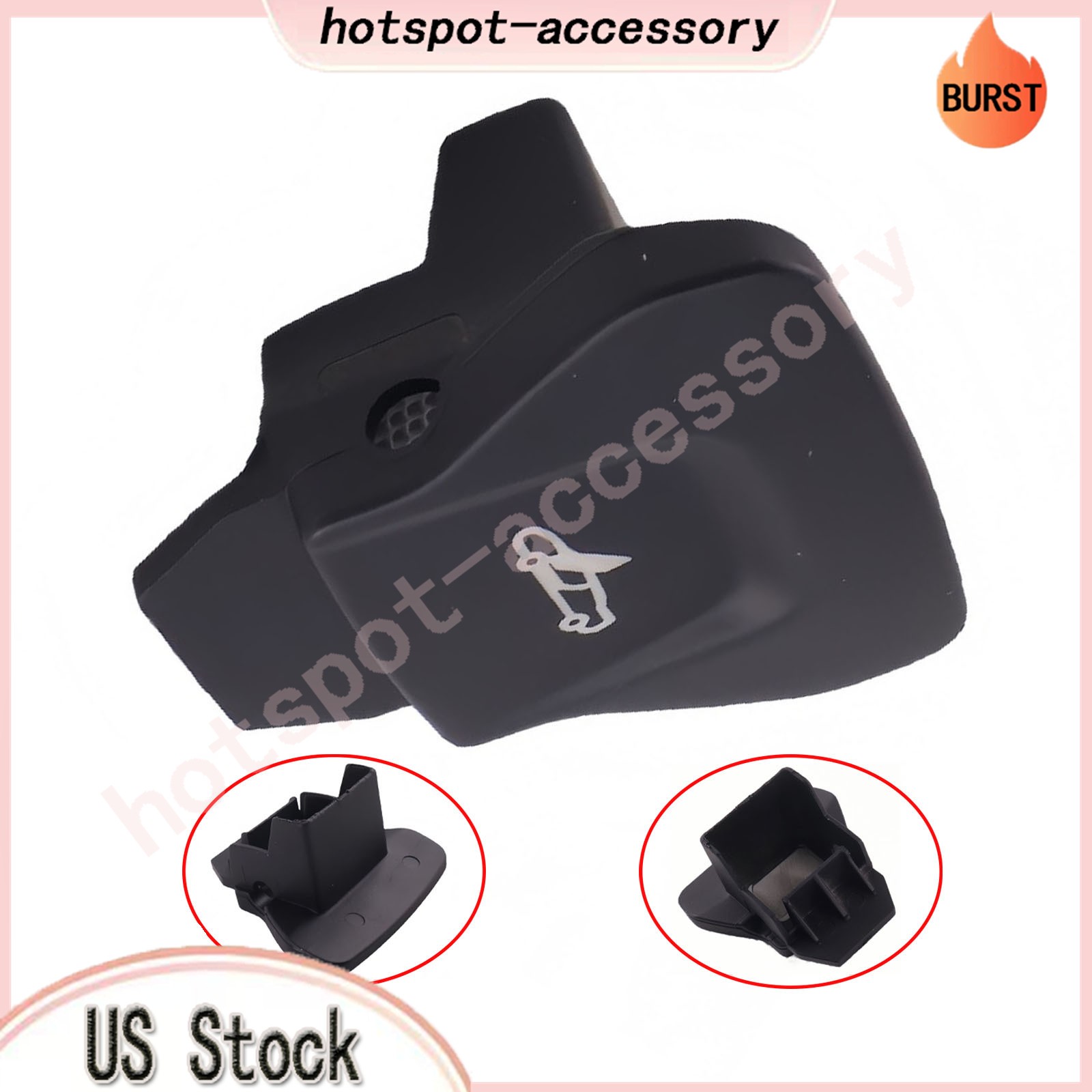NEW Black Right Side Door Control Switch Button 13M0434CP Fit McLaren 570S 600LT