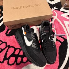 Air Max 90 Off-White  Black  - Size 10 - Bran...