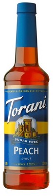 Sugar Free Syrup, Peach, 25.4 Ounce
