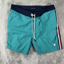 Tommy Hilfiger Colorblock Swim Trunks Men  s Large Striping