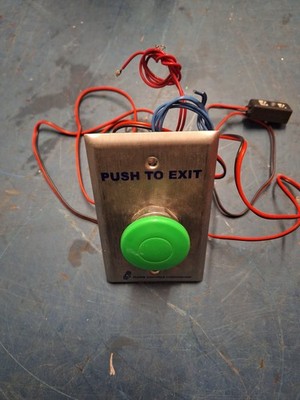 Tested Working Push To Exit Exit Button   Access Control Door Switch