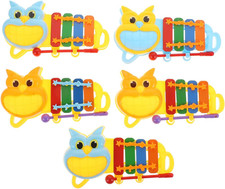 Small Musical Xylophone Toy: 5PCS Toddle Small Xylophone Toys for Early Childhoo