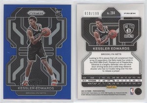 2021-22 Panini Prizm Blue Prizm /199 Kessler Edwards #284 Rookie RC