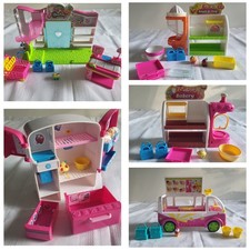 Shopkins LOT Play Sets Multiple Sets Figures READ DESC
