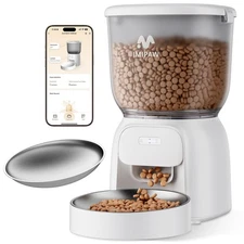 Automatic Cat Feeder WiFi: 5G Smart Auto Pet Feeder with App Remote Control- ...
