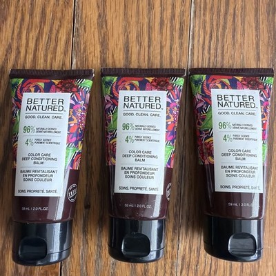 Lot Of 3 Better Natured Color Care Deep Conditioning Balm 2.0 fl oz Each