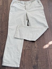LL Bean Size 16 M/L Women's Khaki Pants