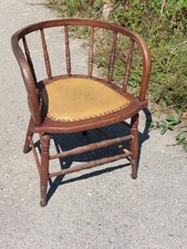 Heywood Brothers & Co., Massachusetts, USA. Oak Captains Chair
