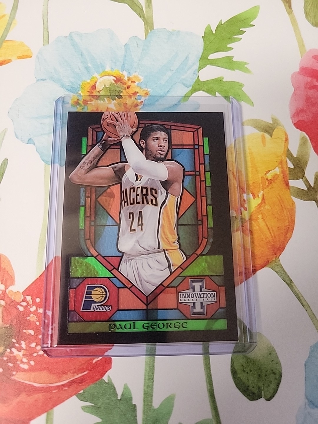 2013-14 Panini Innovation Paul George Stained Glass SP