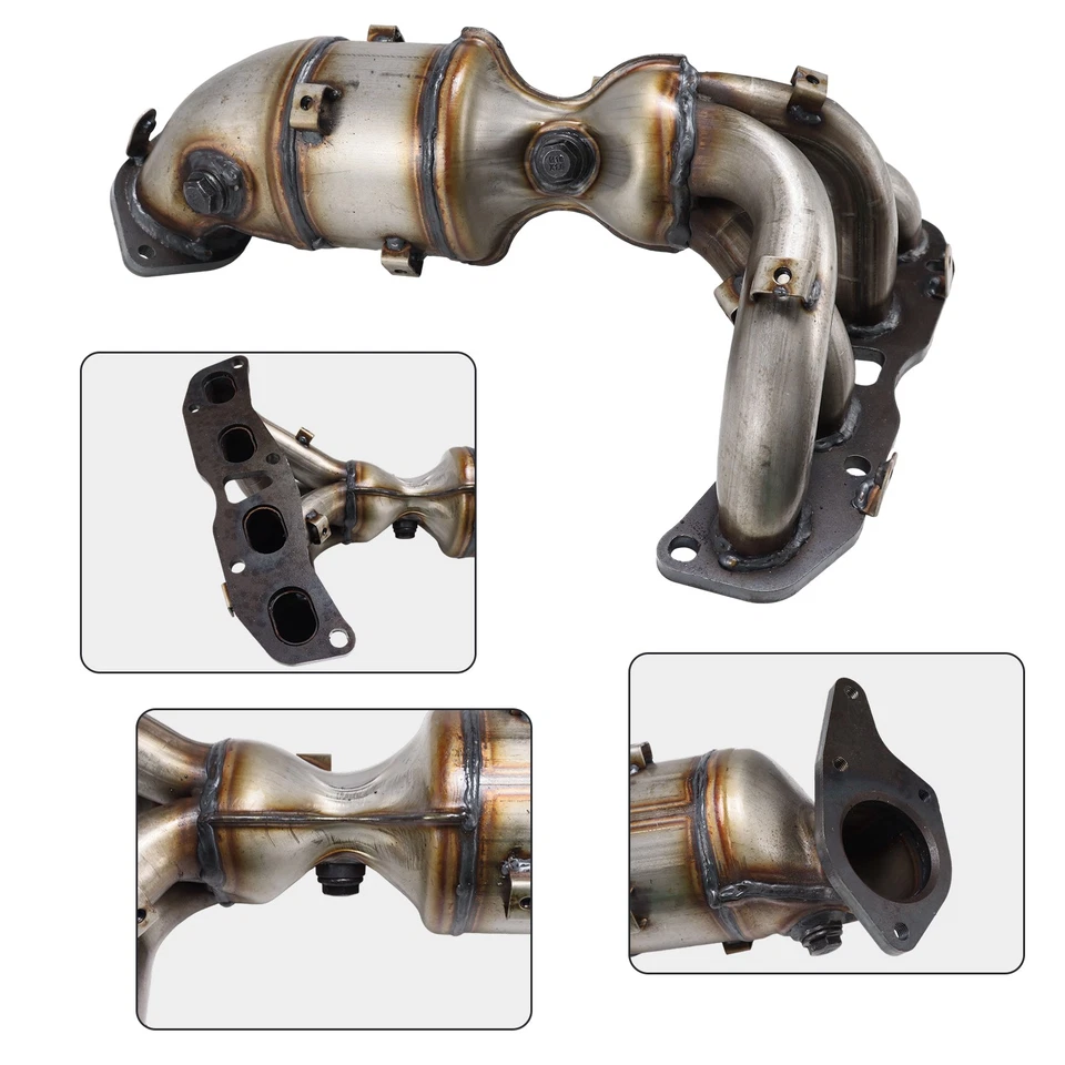 Convertidor catalítico colector de escape Fit 2007-2013 Nissan Altima 2,5 L L4 con sello Foto 4 de 4