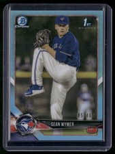 2018 Bowman Draft #BDC-157 Sean Wymer Chrome Sky Blue Refractor #/402