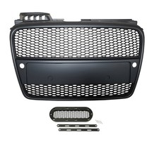 Waben Grill Kühlergrill Front Grill Emblemhalter passend für Audi A4 B7 04-09