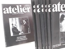 Atelier. Die Zeitschrift für Künstler - Konvolut mit sieben Heften. Vorhandene A